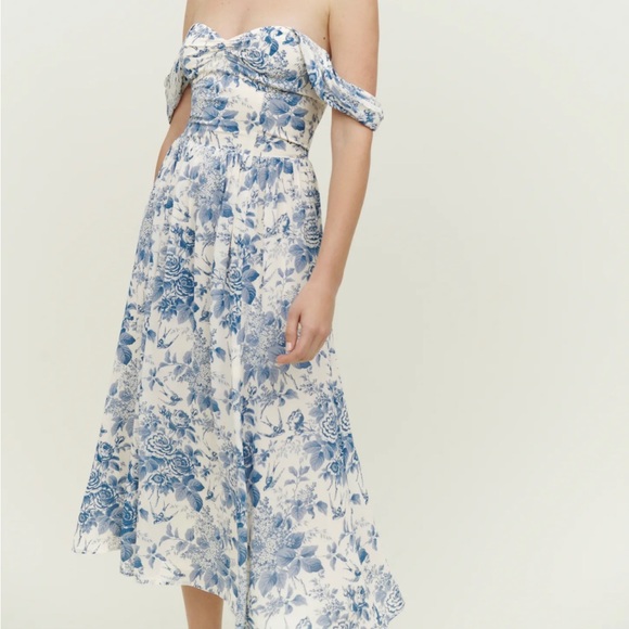 Reformation Violet Dress - NWT - Picture 3 of 7